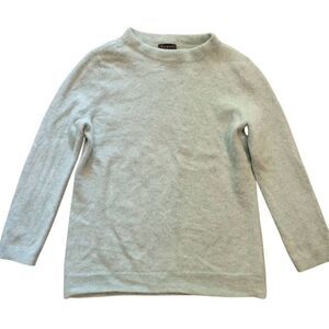 Talbots Sweater Womens Small Mint Green Boat Neck Cashmere 3/4 Sleeve Soft